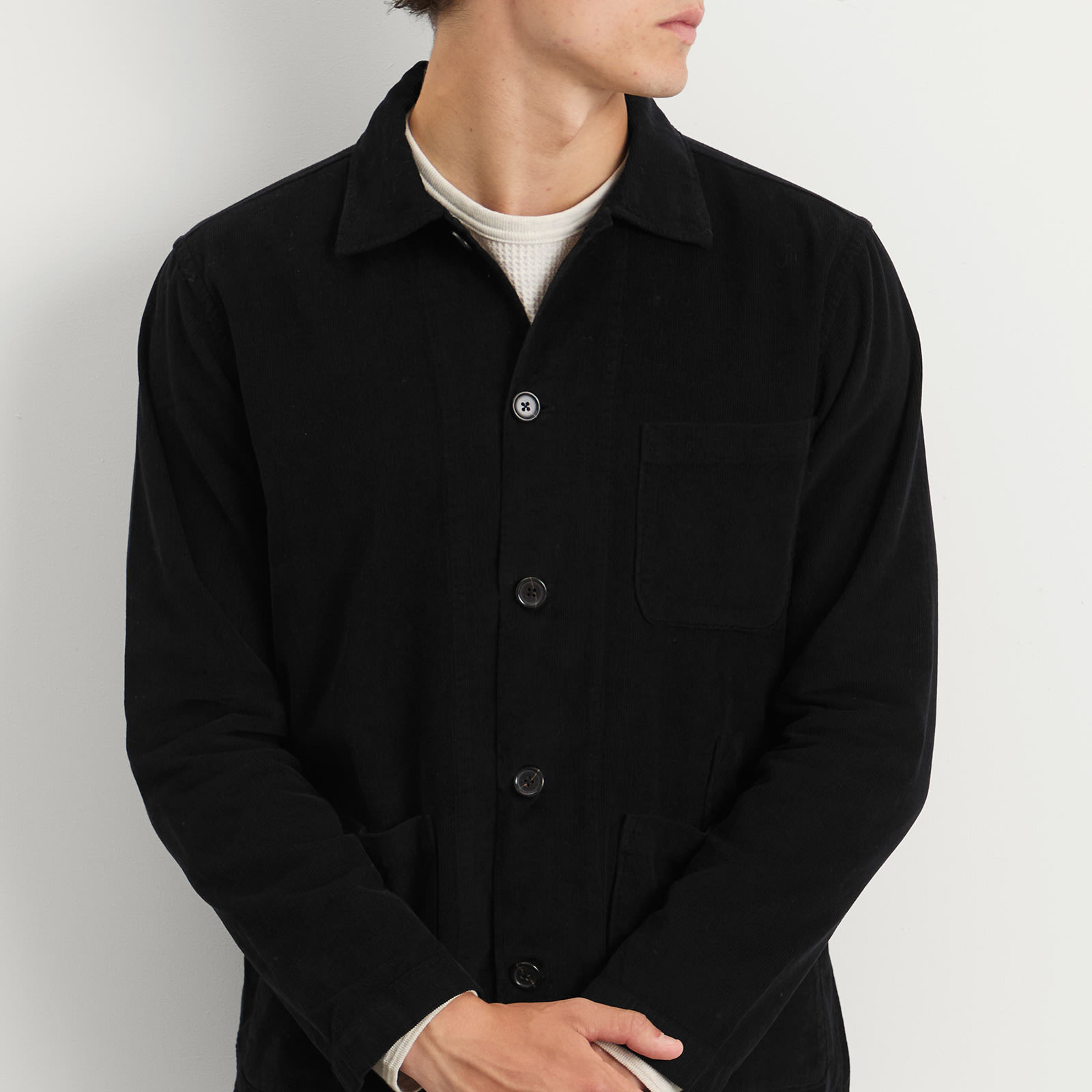 Universal Works Fine Cord Bakers Overshirt - 4