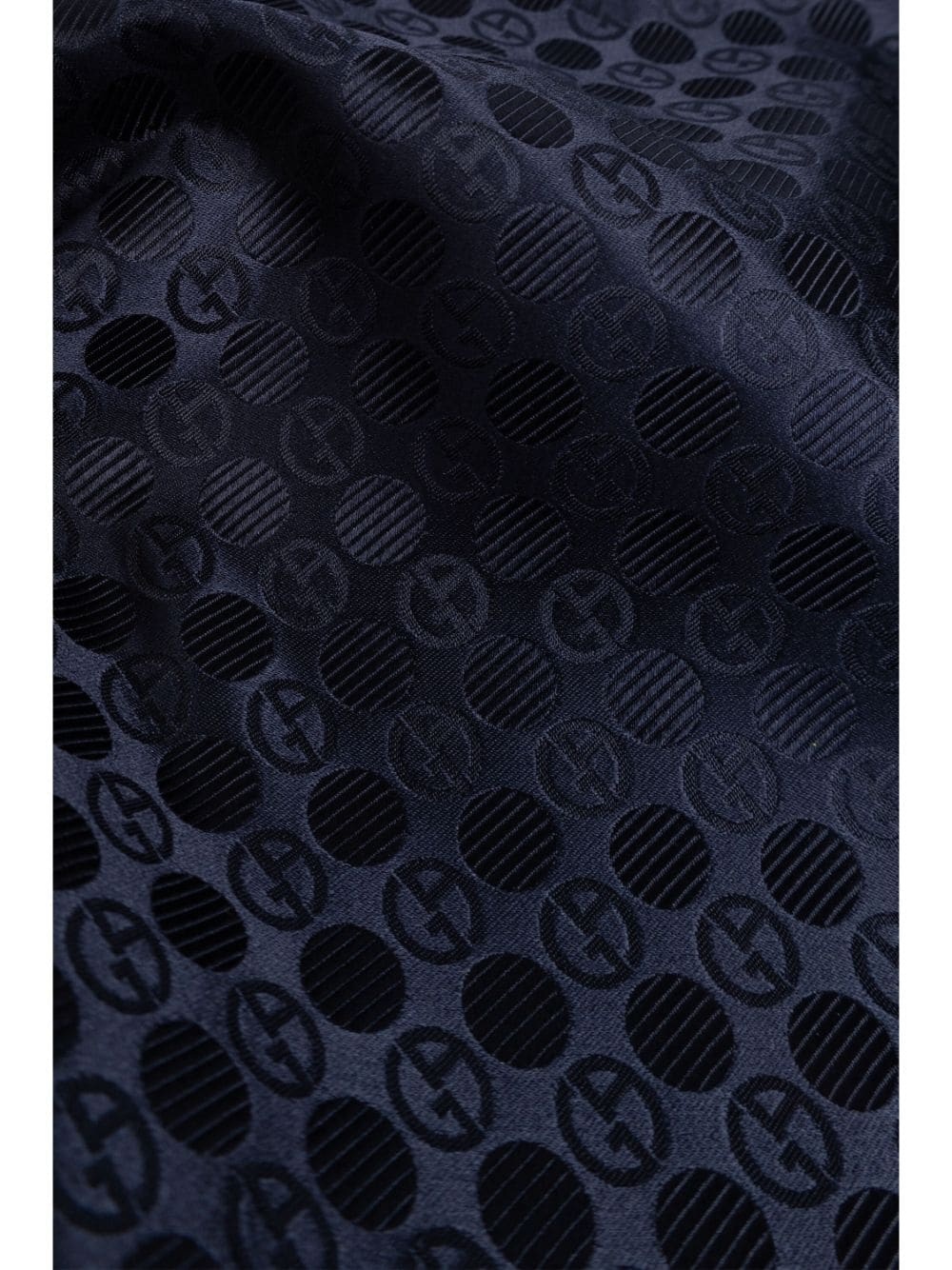 logo-jacquard pocket square - 4