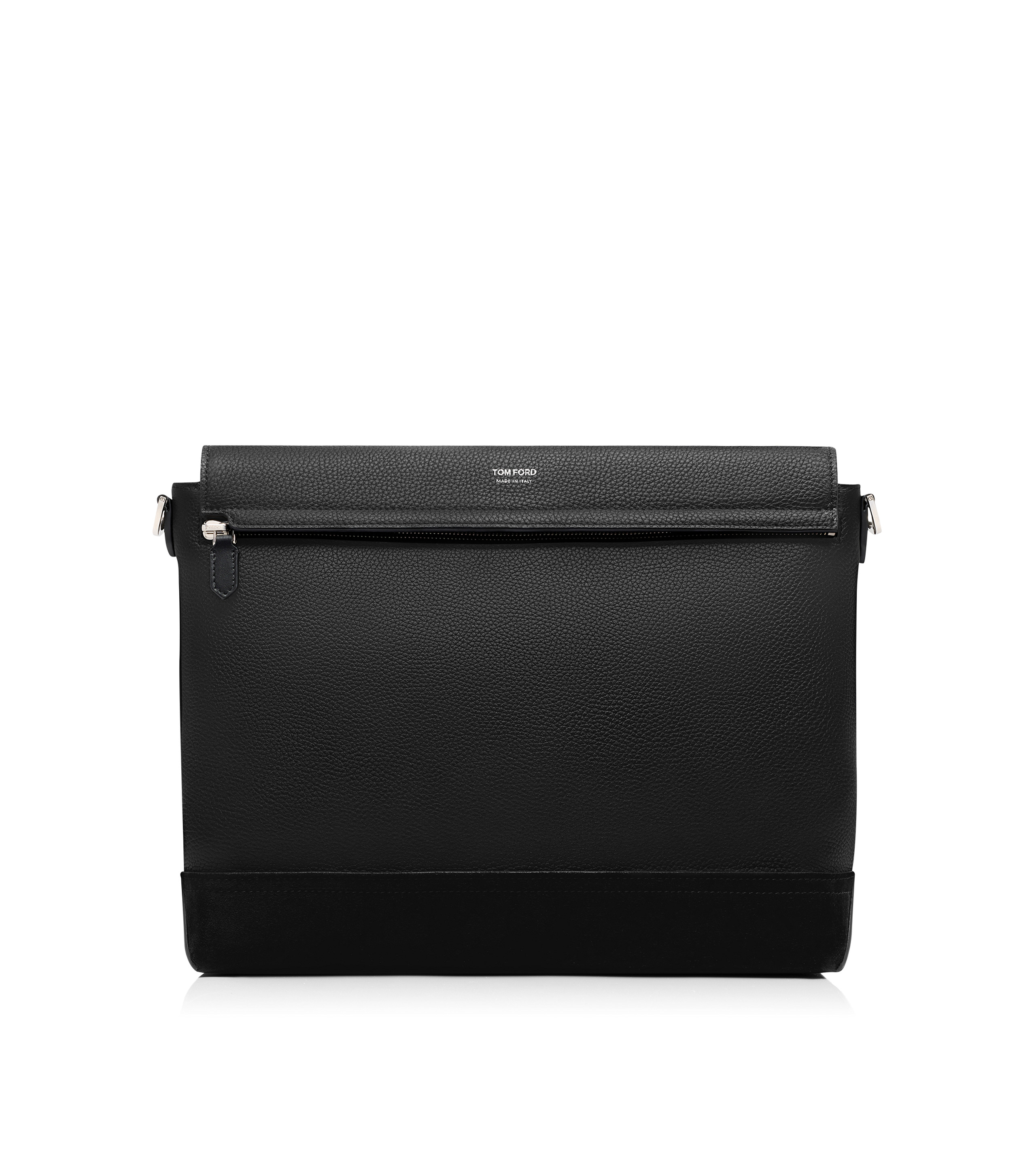 LEATHER AND SUEDE CHIC SPORT FLAP MESSENGER - 3