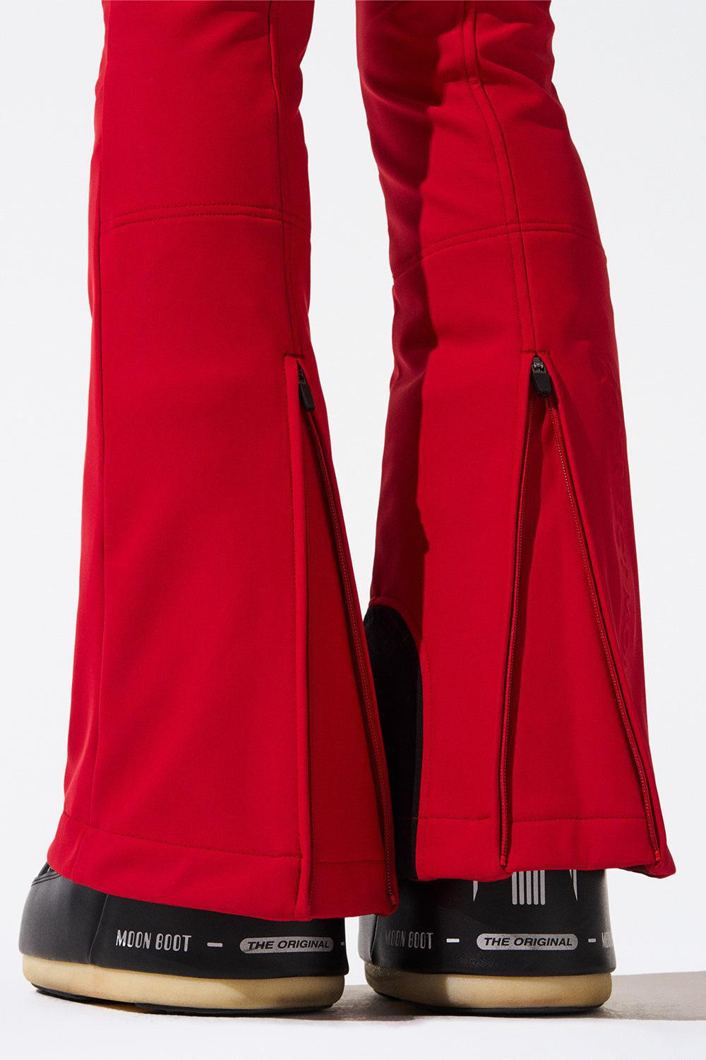 Aurora Flare Ski Pant - Red - 5