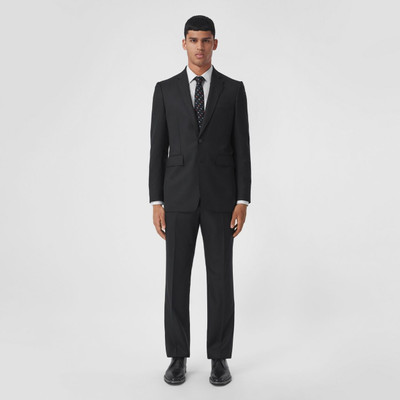 Burberry Classic Fit Wool Cashmere Tailored Trousers outlook