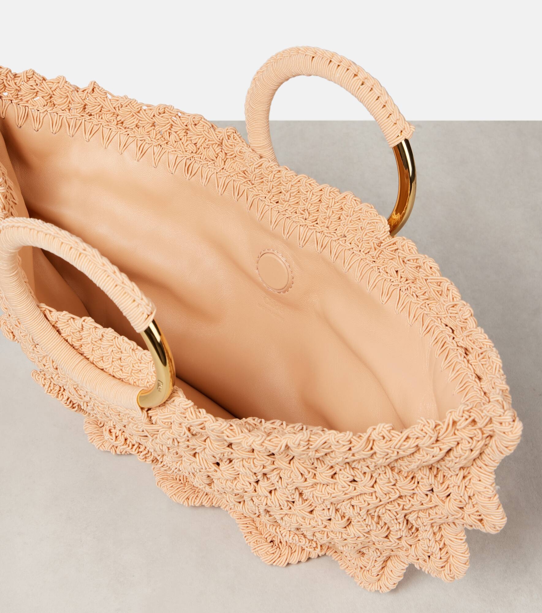 Bracelet Paravent Small crochet tote bag - 3