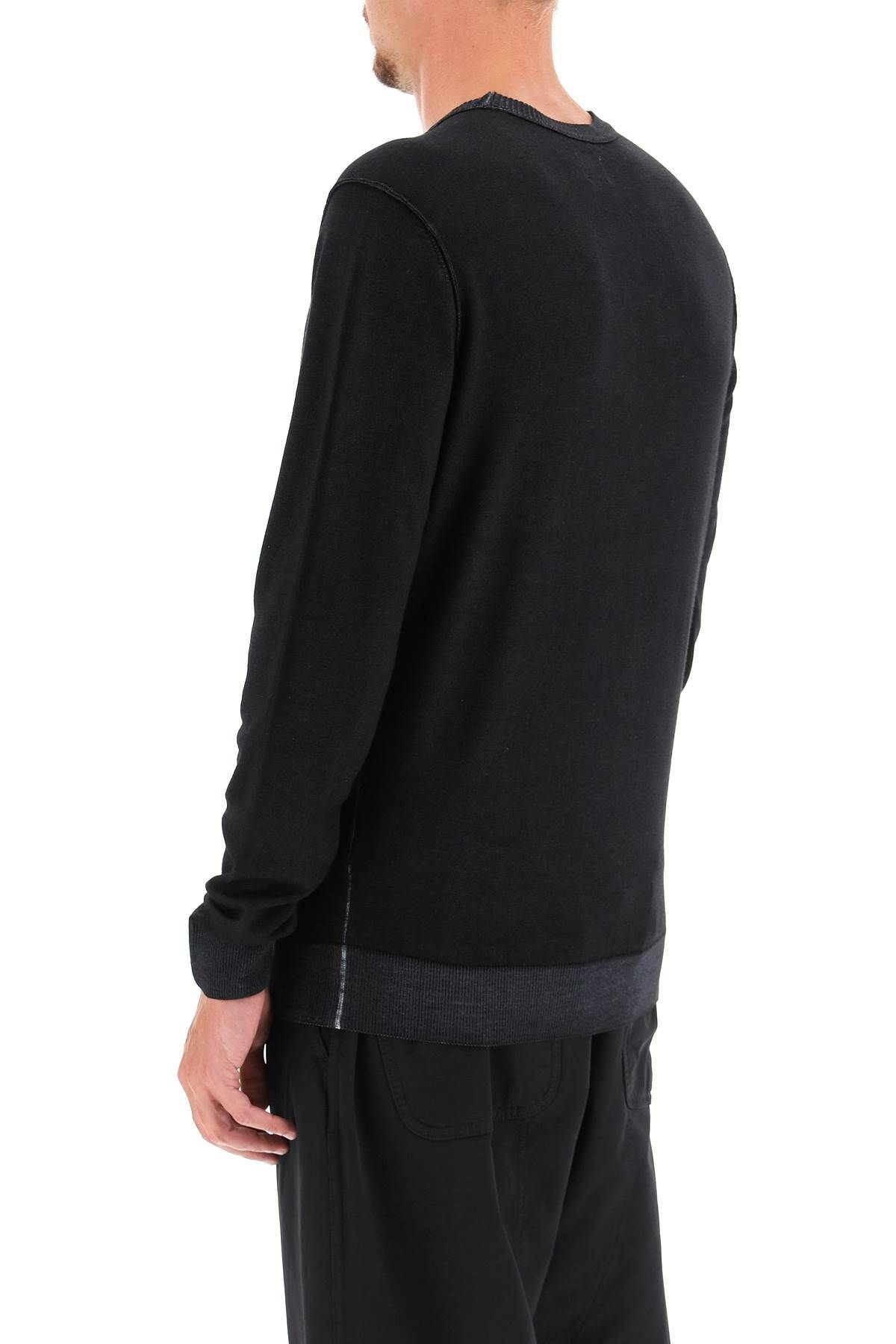 WOOL SWEATER WITH CREWNECK - 4