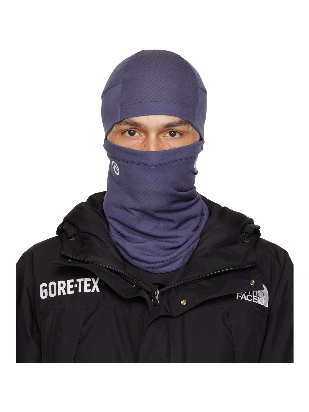 Blue Paneled Balaclava - 1