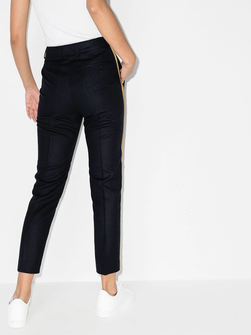 Algisa side-stripe trousers - 3