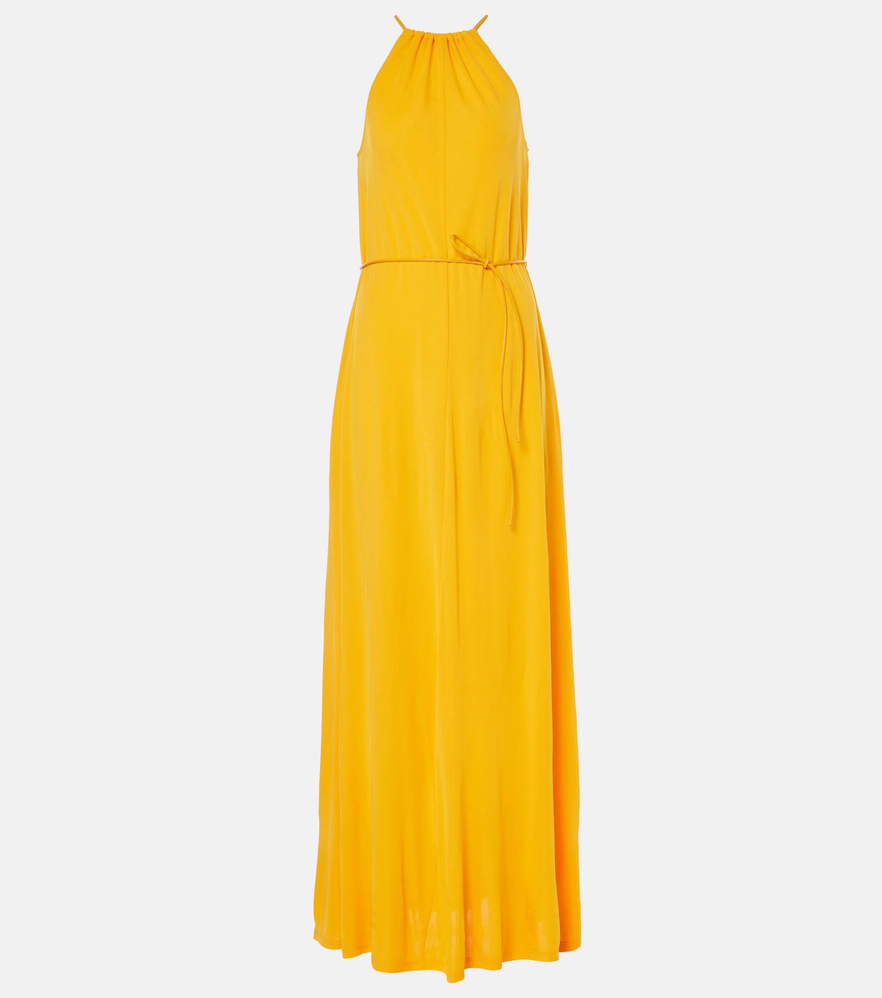 Lenny belted jersey maxi dress - 1