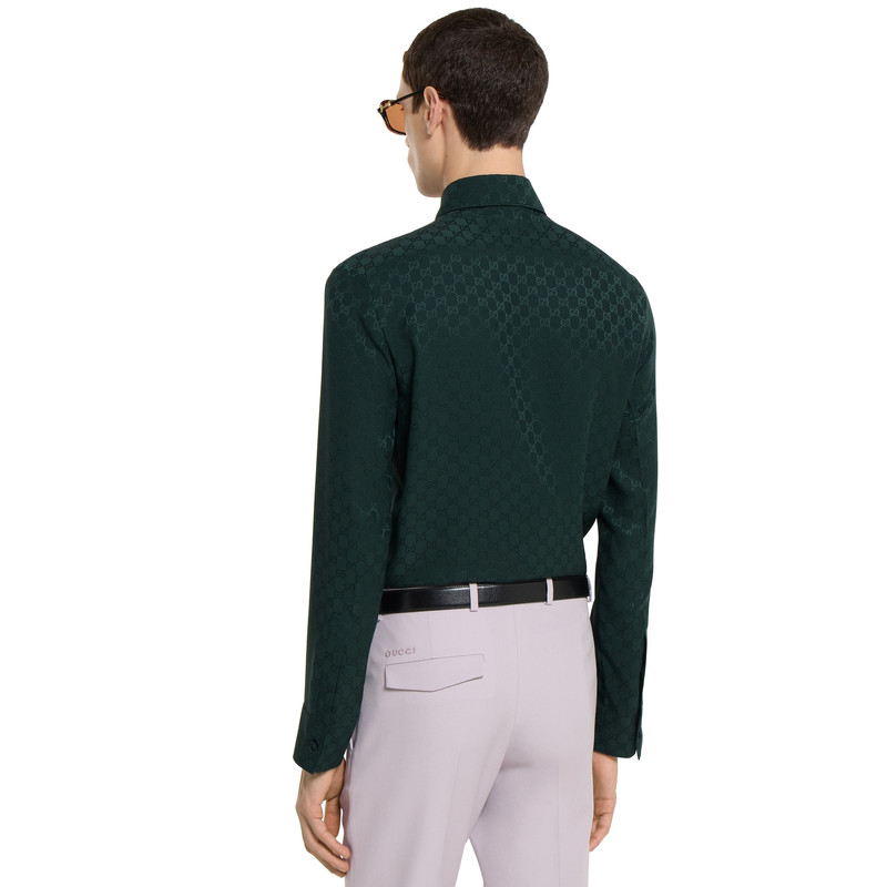 GG silk jacquard shirt 4