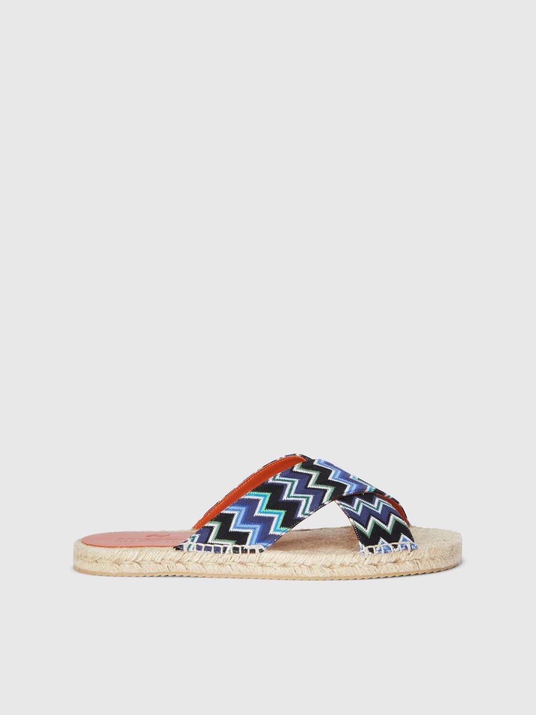 Espadrilles with rope sole and cross-over straps - 1