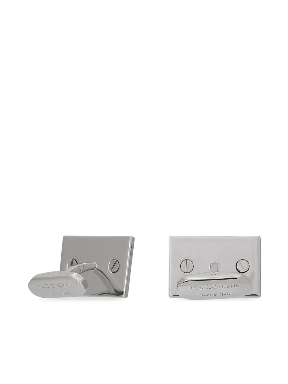 logo-plaque square cufflinks - 3
