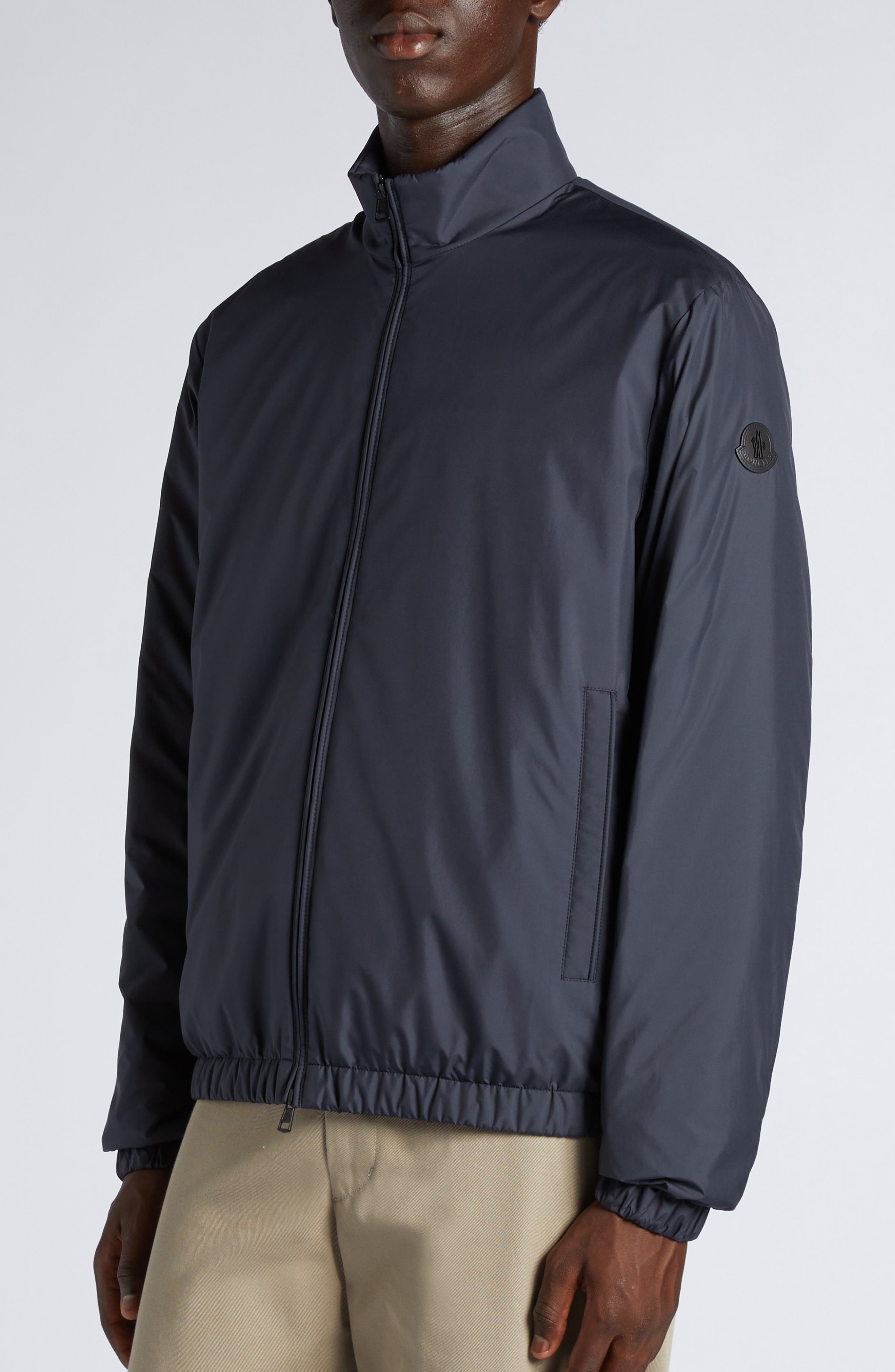 Moncler Berre Wind Resistant Down Jacket in Night Sky at Nordstrom - 5