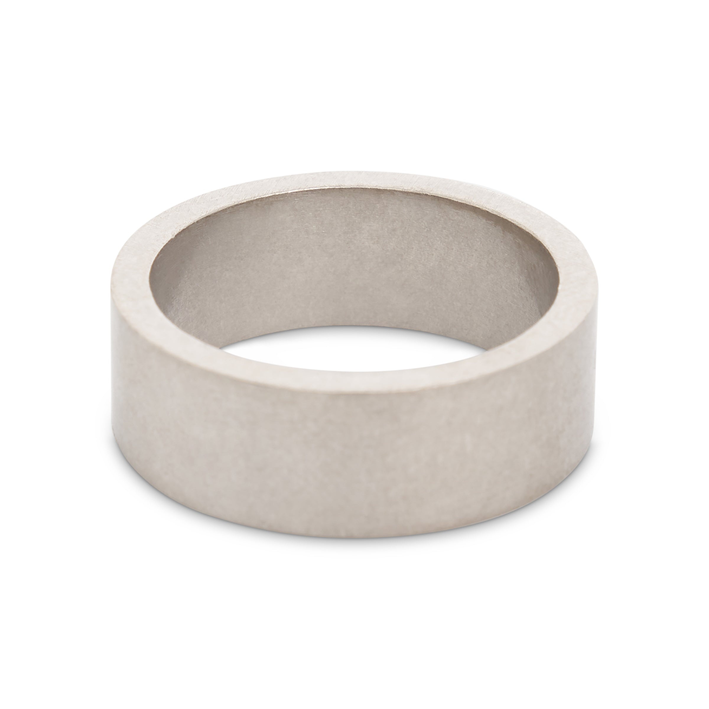 Etched Logo Ring in Silver - 2