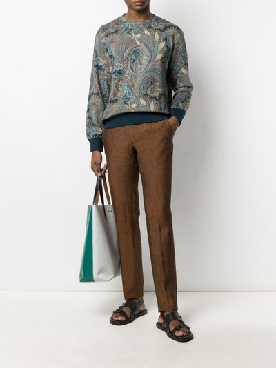 Etro paisley-print jumper outlook