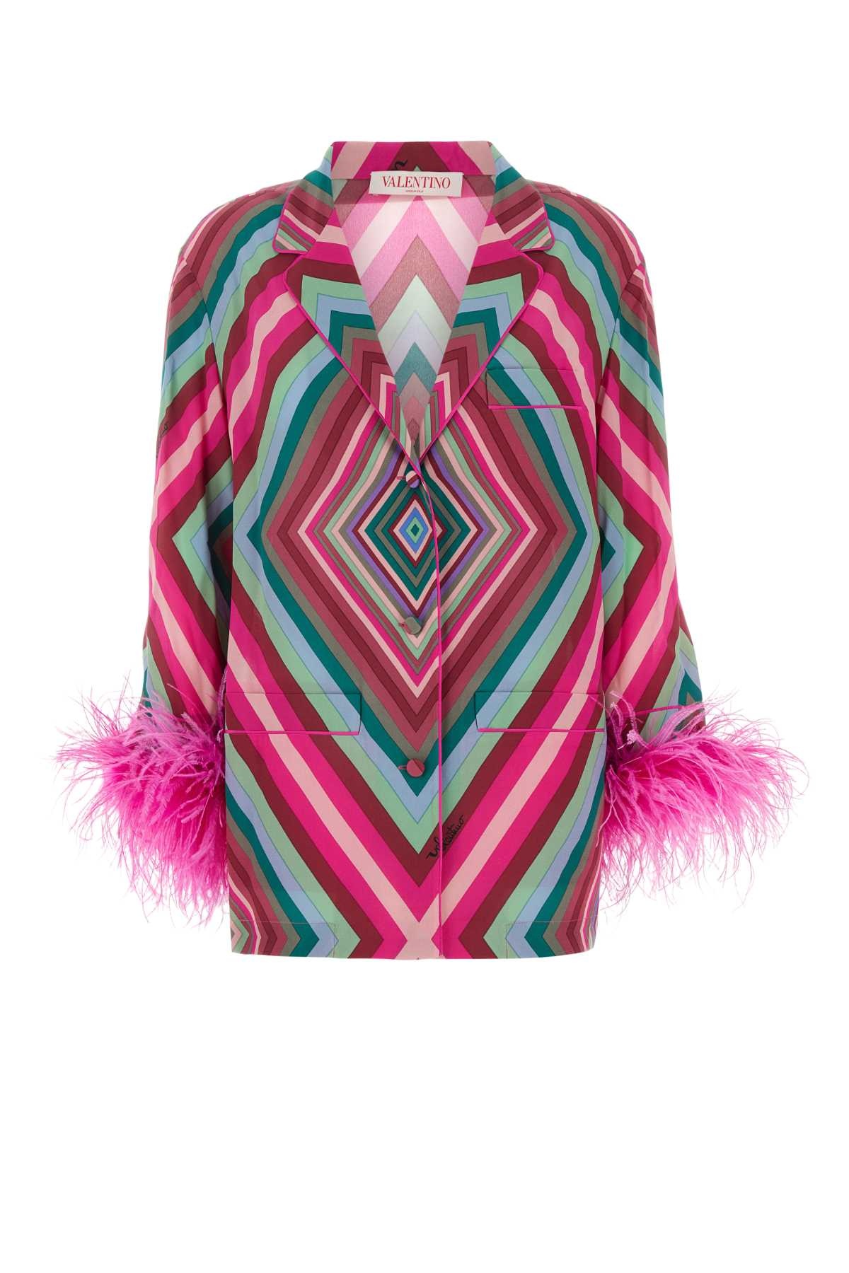 Valentino Garavani Women Printed Silk Shirt - 1