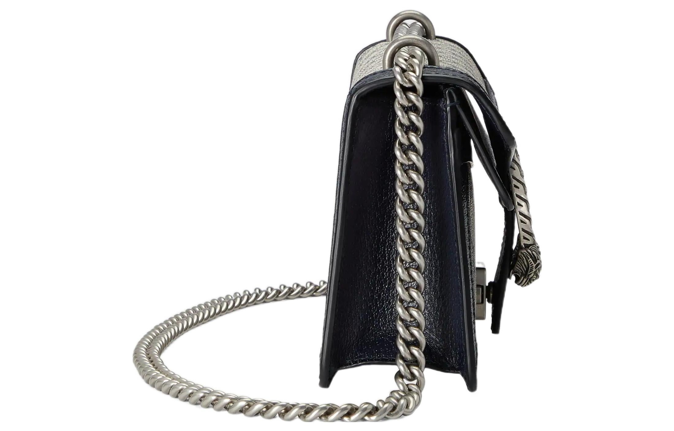 (WMNS) Gucci Dionysus GG Small Shoulder Bag 'Beige Blue Supreme' 499623-K9GSN-4075 - 3