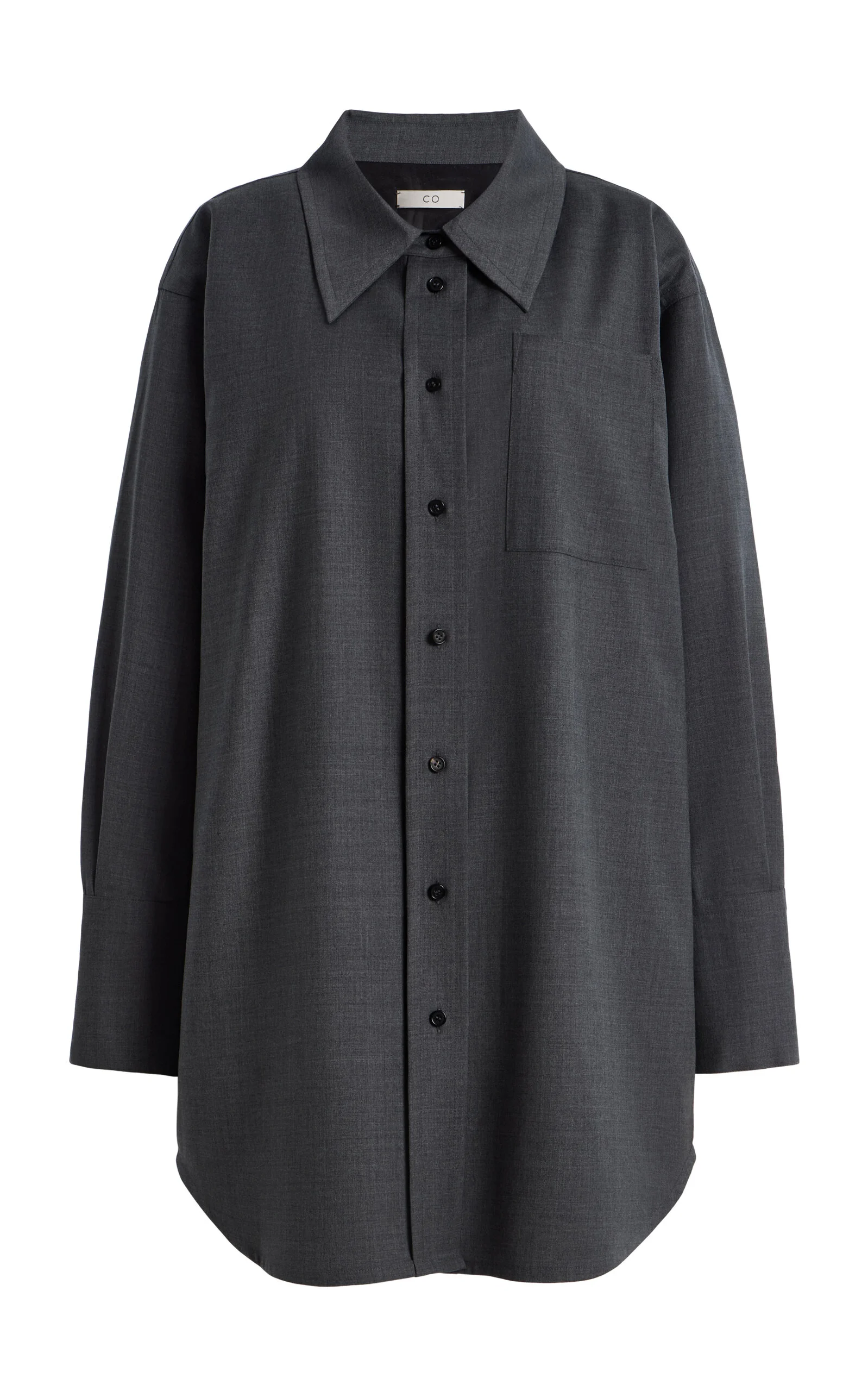 Wool Overshirt grey - 1