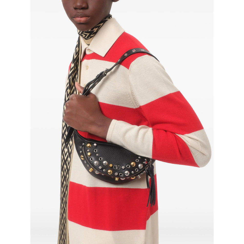 Valentino Garavani Black Belt Bags Men - 3