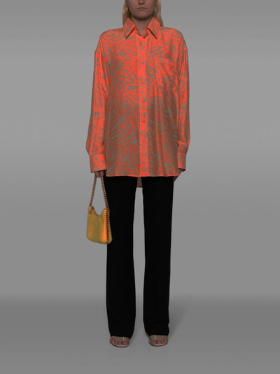 Stella McCartney cloud-print silk shirt outlook