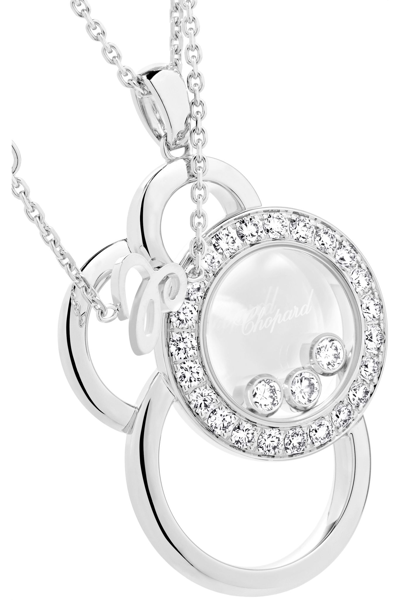 Happy Dreams 18-karat white gold diamond necklace - 4