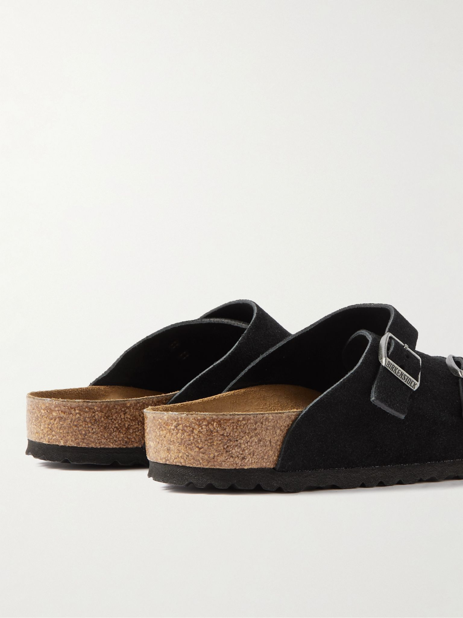 Zürich Suede Sandals Black - 5