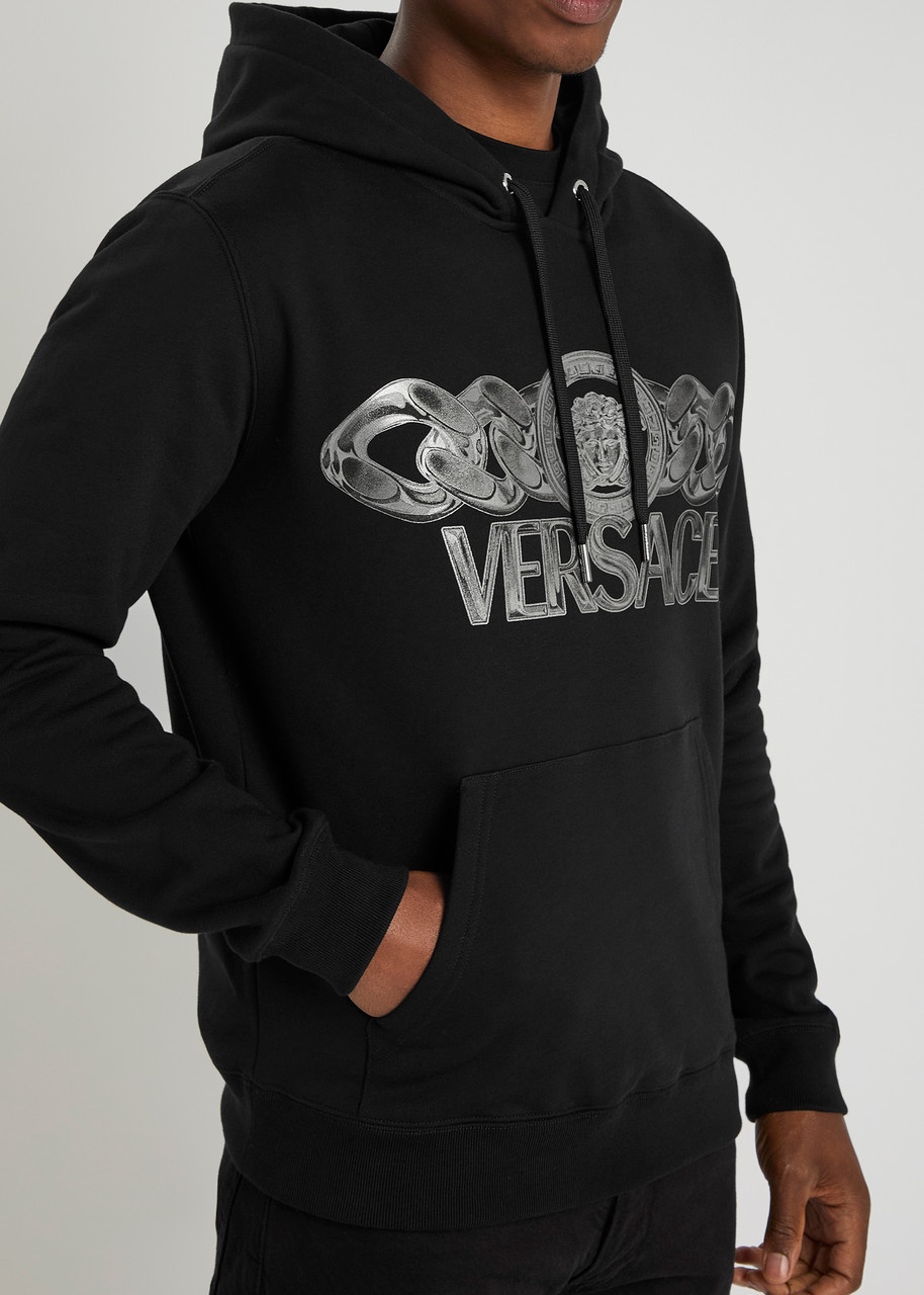 Versace Logo-printed Cotton Sweatshirt - 5