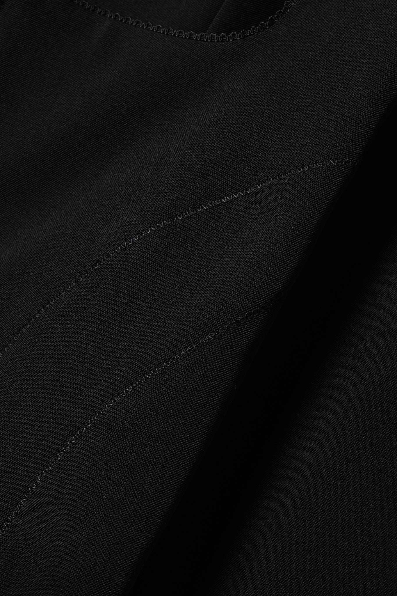 Cropped twill top - 4