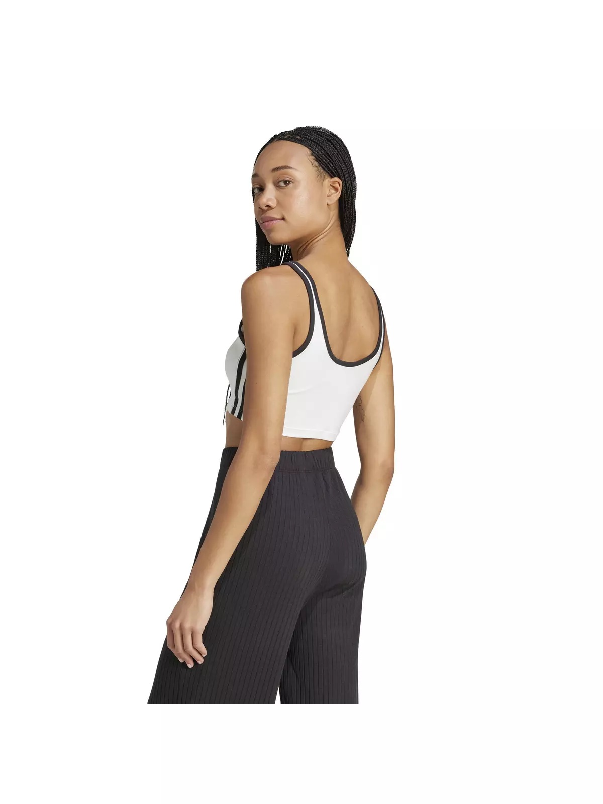 Originals Women's Adicolor 3-Stripes Bra Top -White - 2
