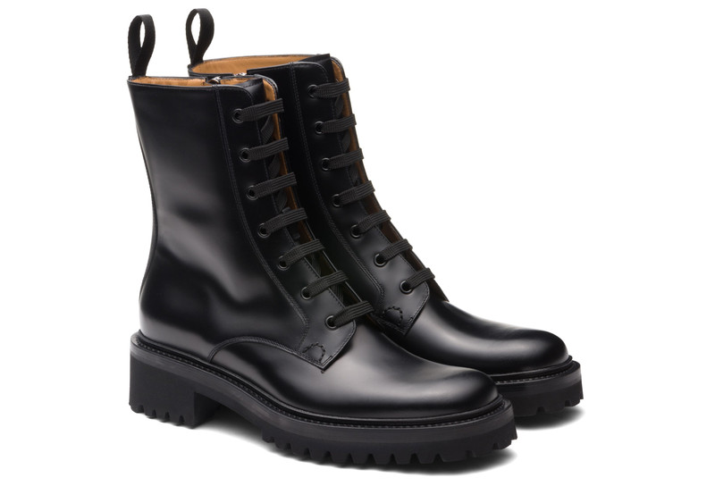 Church's Gwyneth sq
Calf Leather Lace-up Boot Black outlook