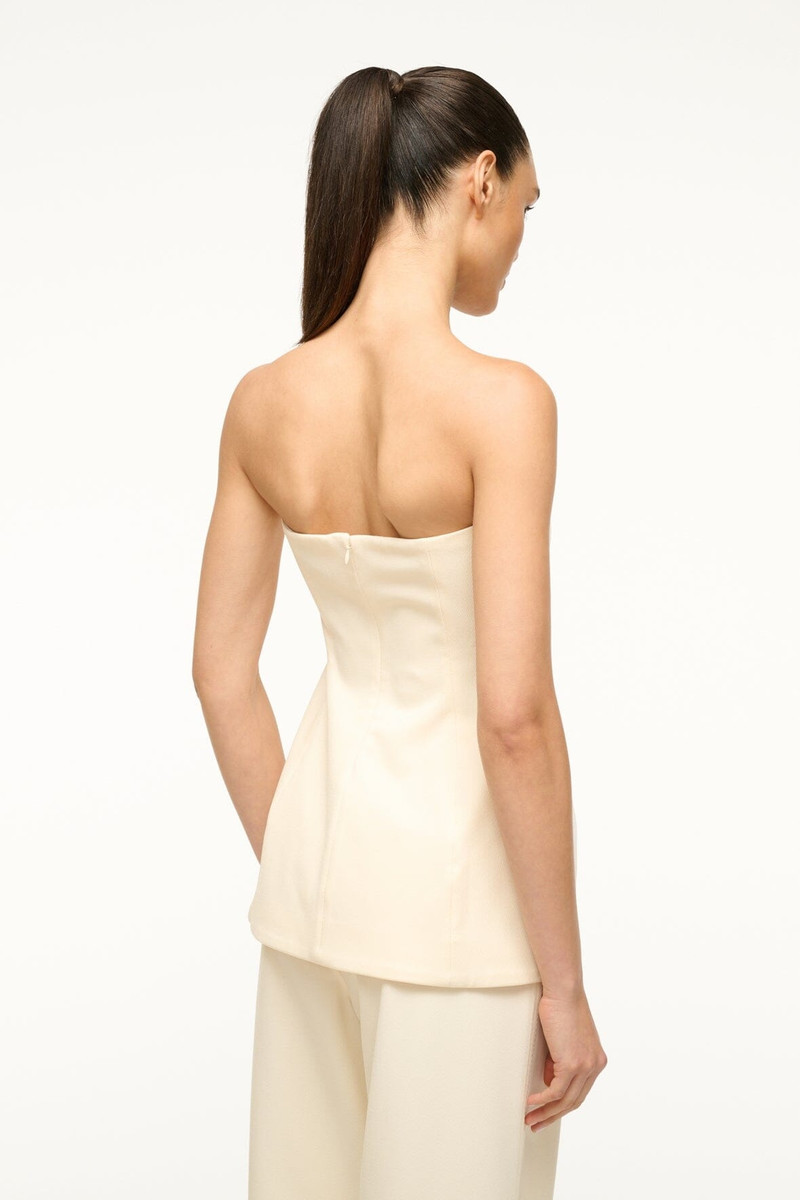 STAUD SILVIA TOP ECRU 4