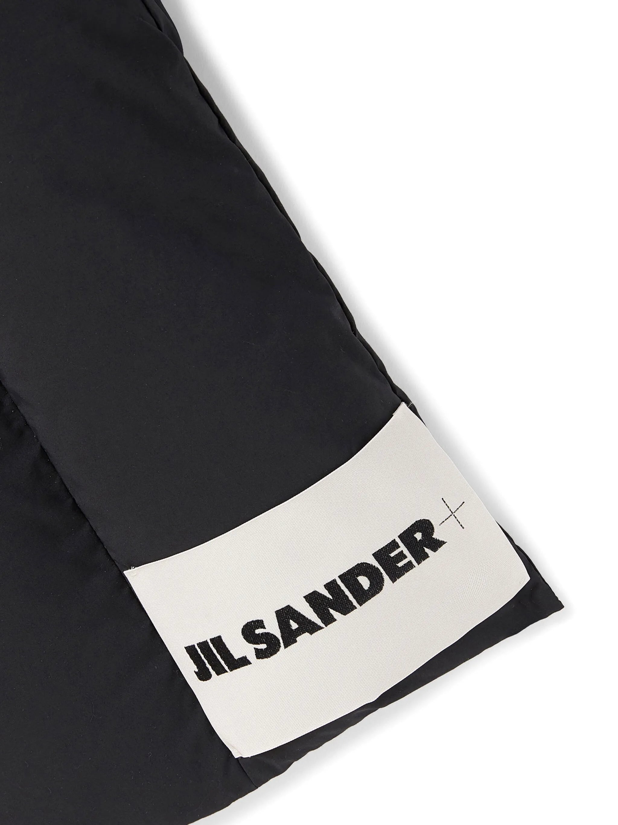 logo-patch padded scarf - 2