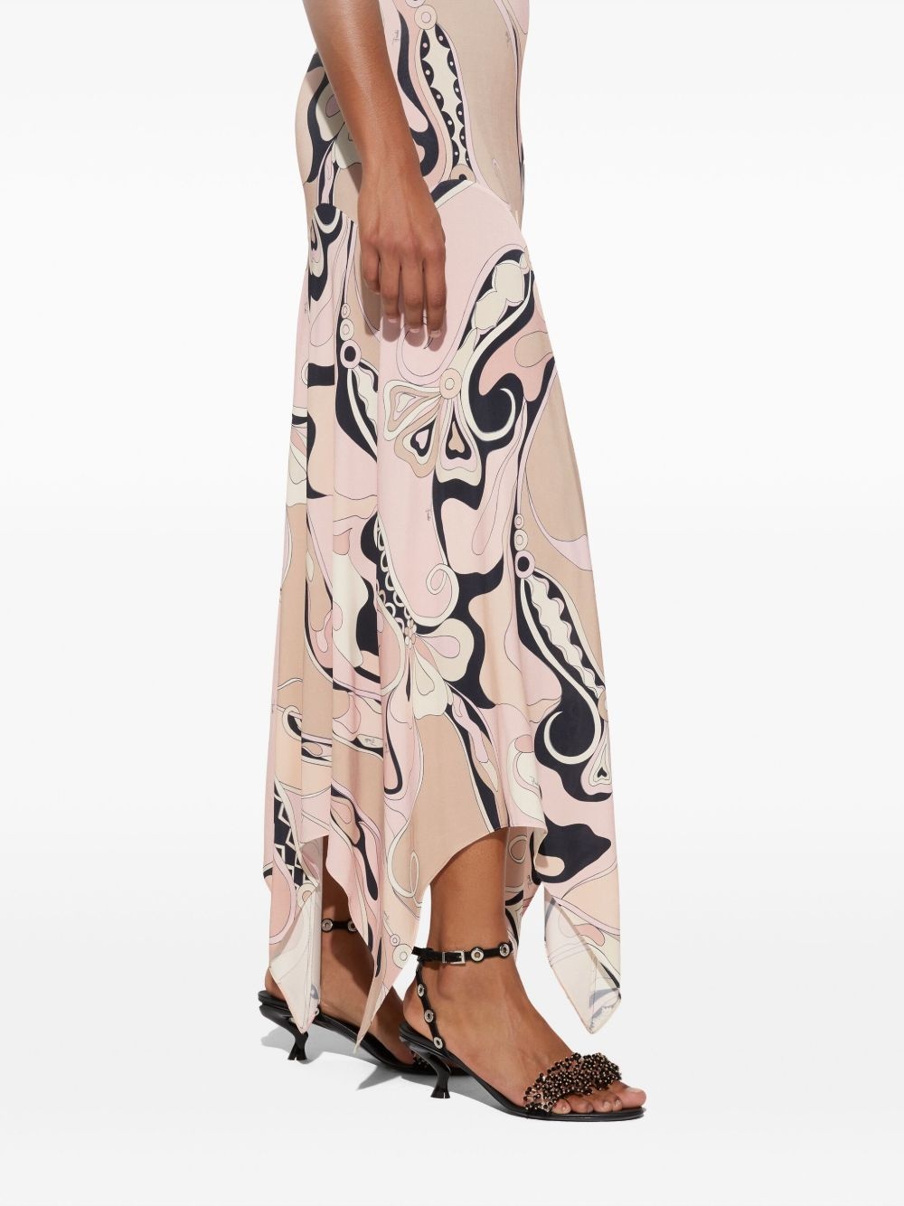 orchidee-print dress - 5