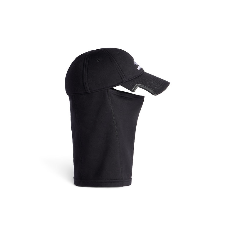 Men's Neck Warmer Cap in Black 4