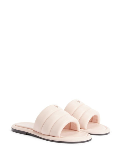 Giuseppe Zanotti Harmande quilted flat sandals outlook