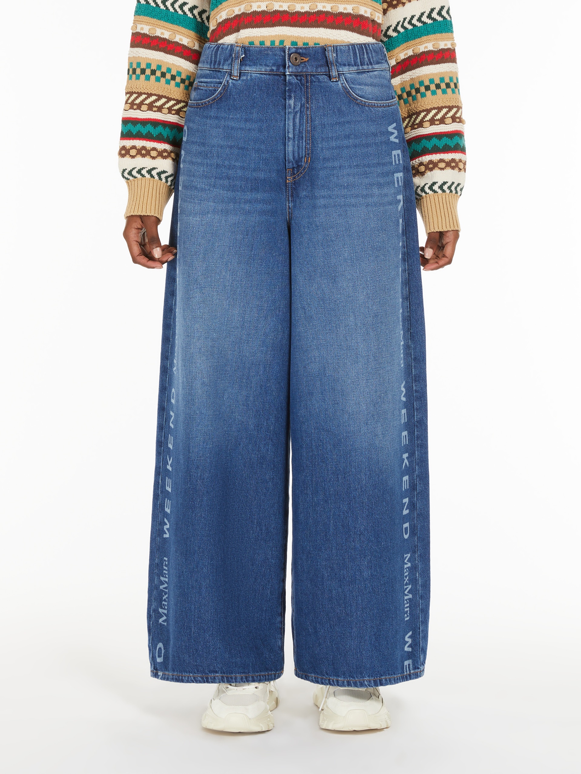 LISOTTE Wide denim jeans with logo - 3