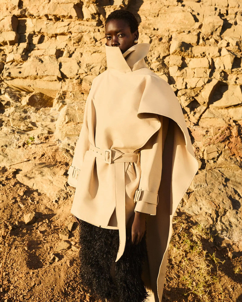 MINI SCARFCOAT SAND 5