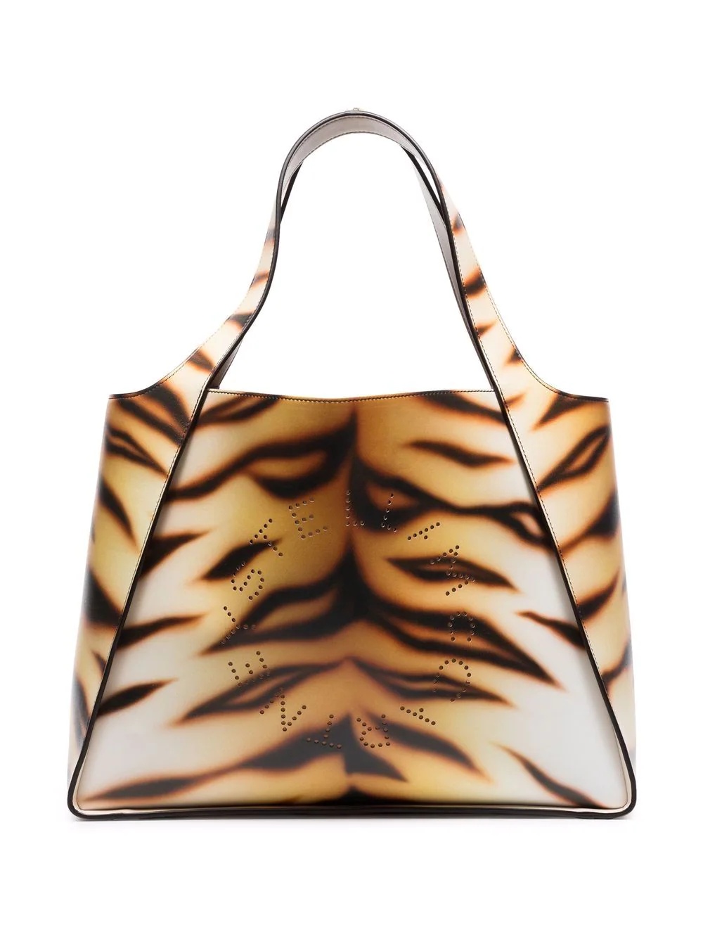 Stella Logo tiger-print tote bag - 1