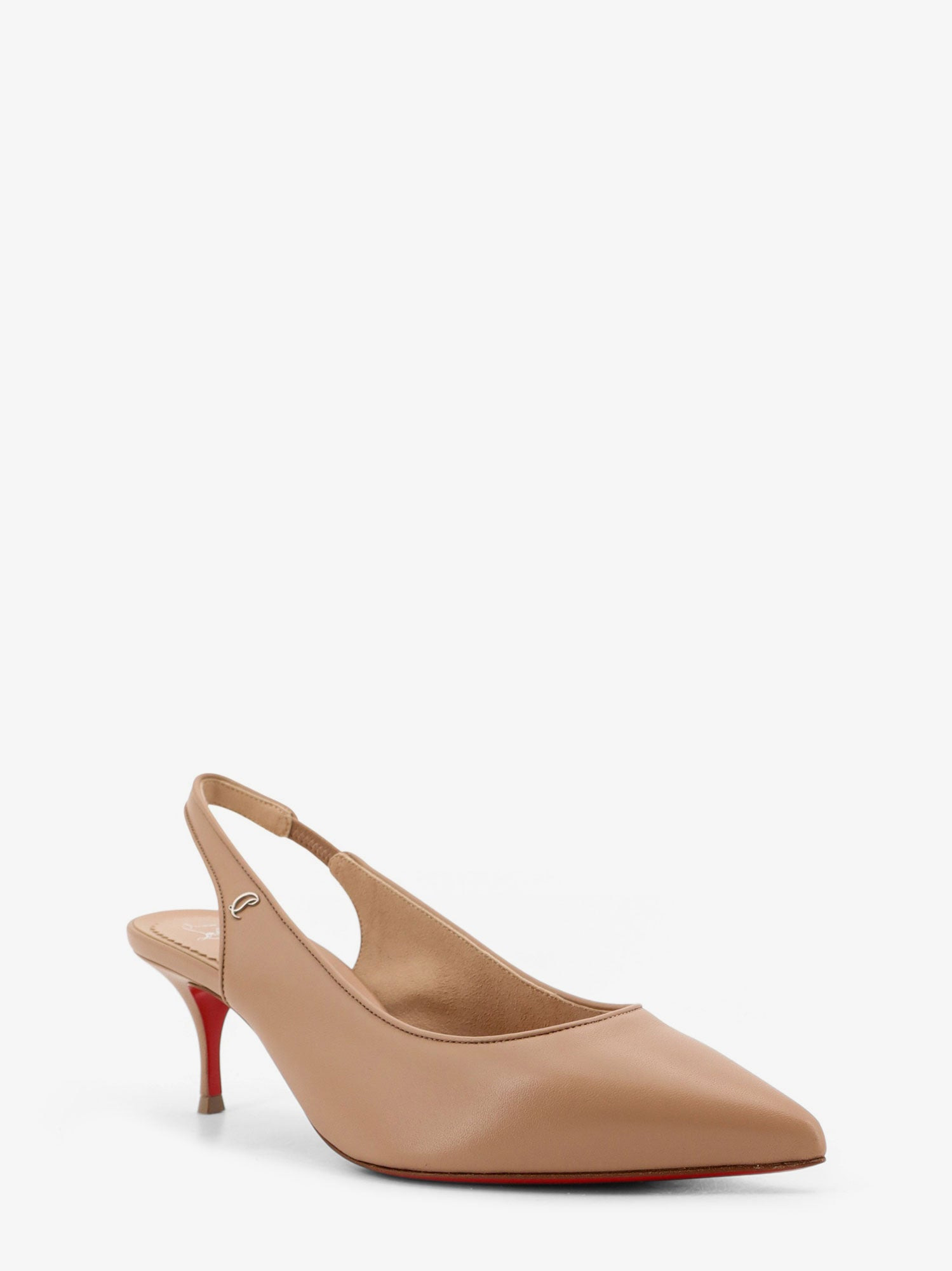 Christian Louboutin Sporty Kate Sling 55 Leather Slingback Pumps - 2
