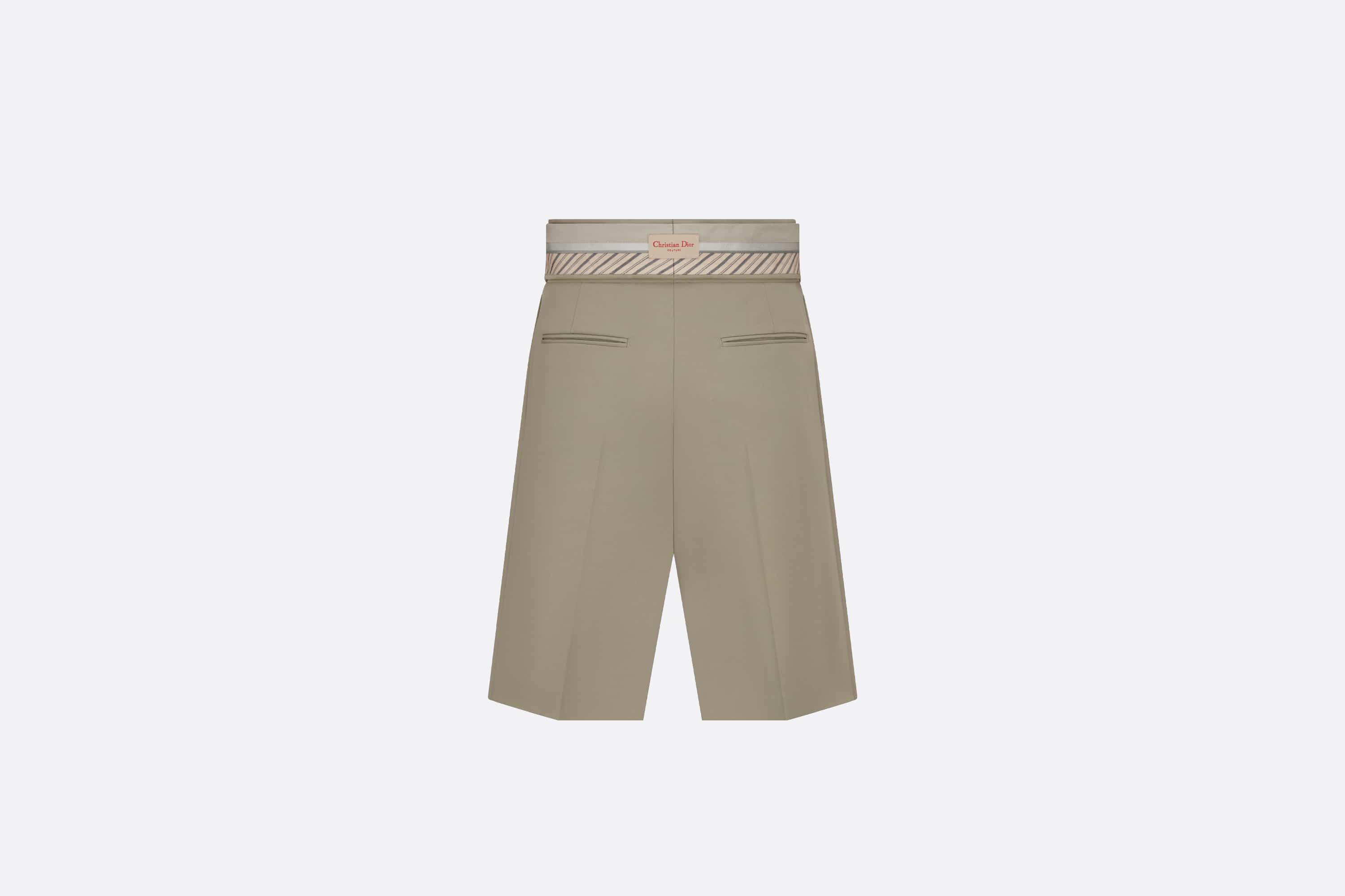 Bermuda Shorts with Turned-Down Waistband - 2