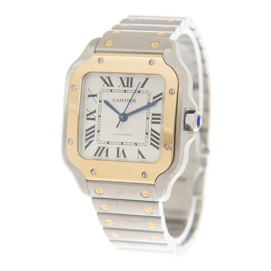 Cartier Santos Automatic Medium Size Silver Dial Ladies Watch W2SA0016 - 4