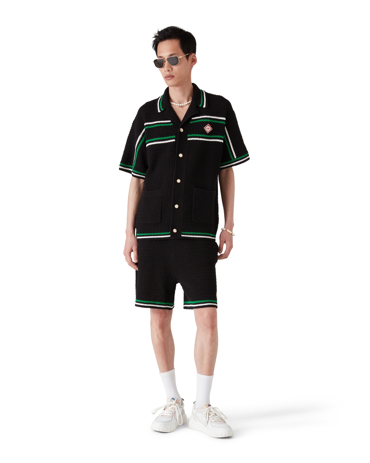Crochet Tennis Shirt | Casablanca Paris - 2