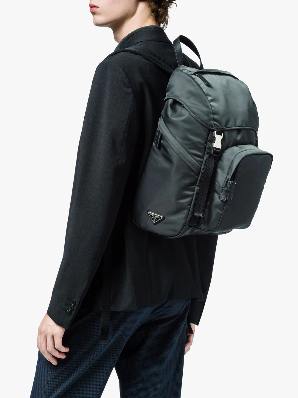 padded detail backpack - 2