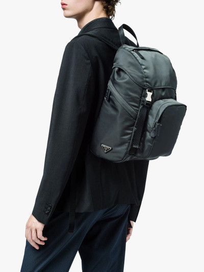 Prada padded detail backpack outlook