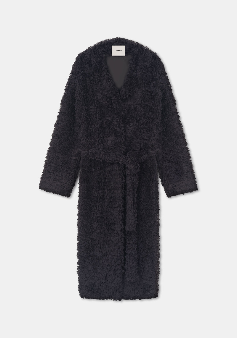 LETTY Organic faux-fur coat 1