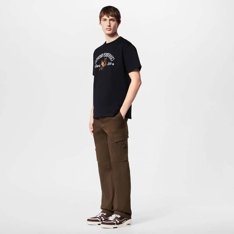 Louis Vuitton Embroidered Cotton T-Shirt outlook