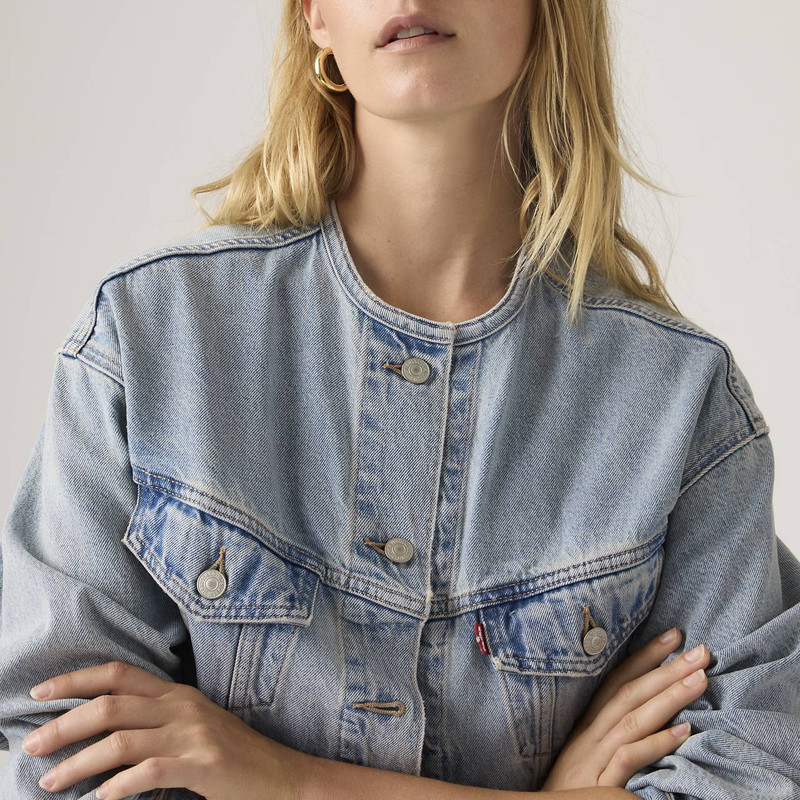 Levi's '90S SHRUNKEN COLLARLESS TRUCKER JACKET outlook
