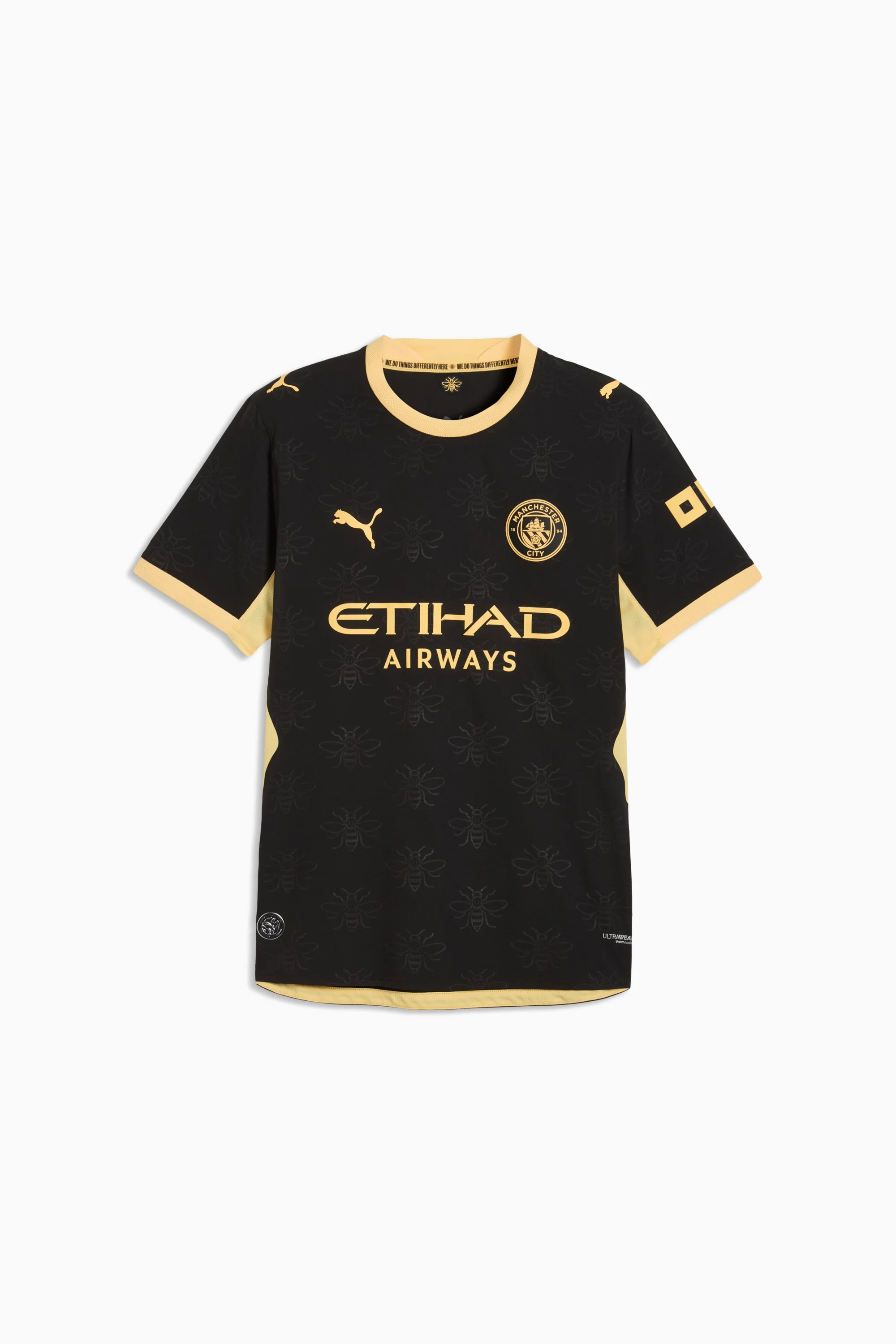 Manchester City Away Authentic Men's Soccer Jersey - 1