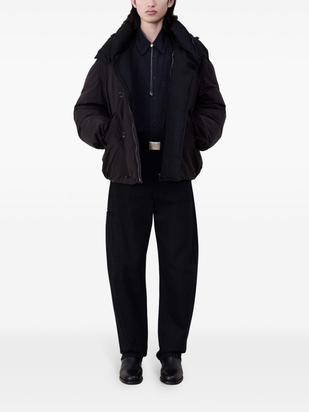hooded puffer jacket - 2