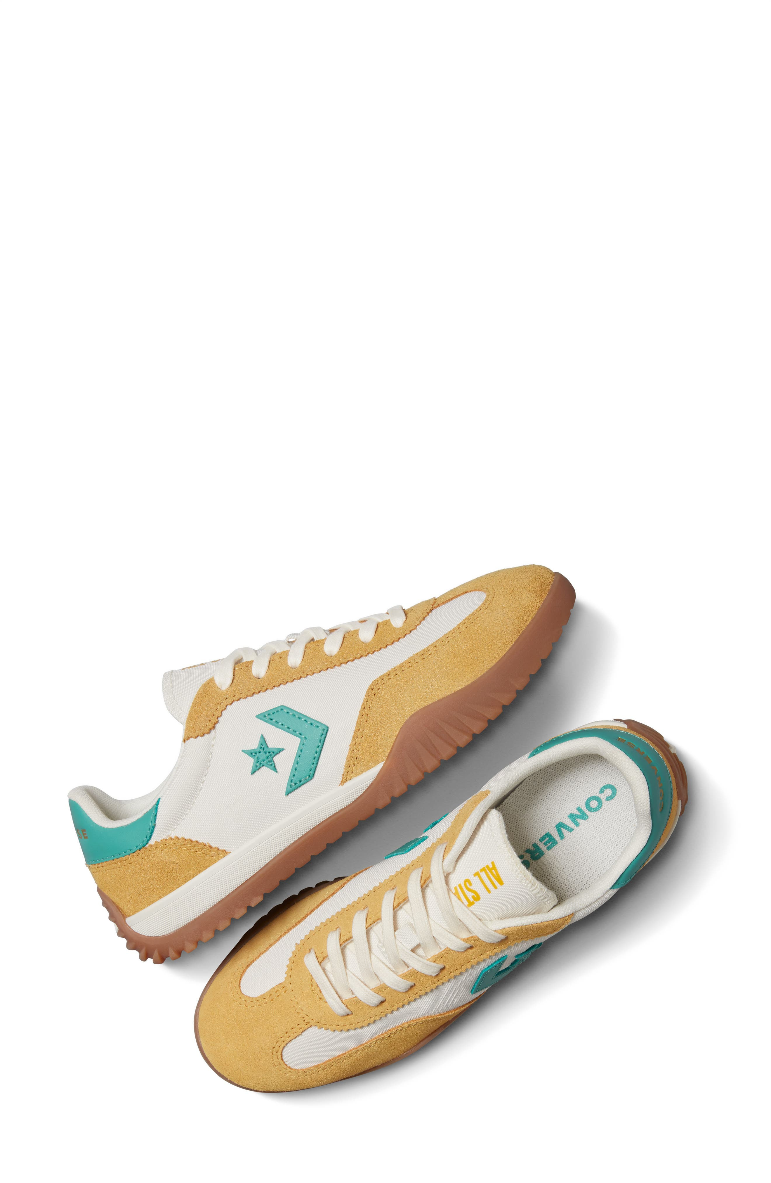 Converse Gender Inclusive Run Star Trainer Ox Sneaker in Sunny Angle/Egret at Nordstrom - 4