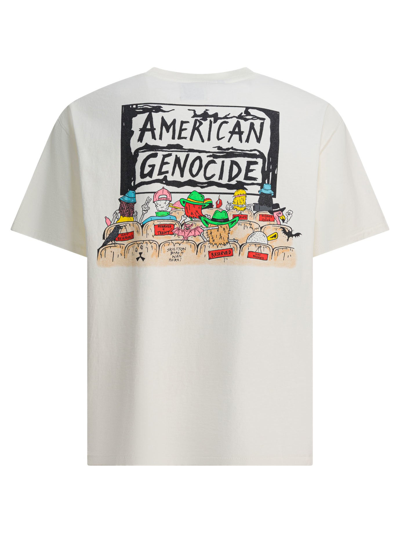 Skeleton Beach Theater Tee T-Shirts White - 2