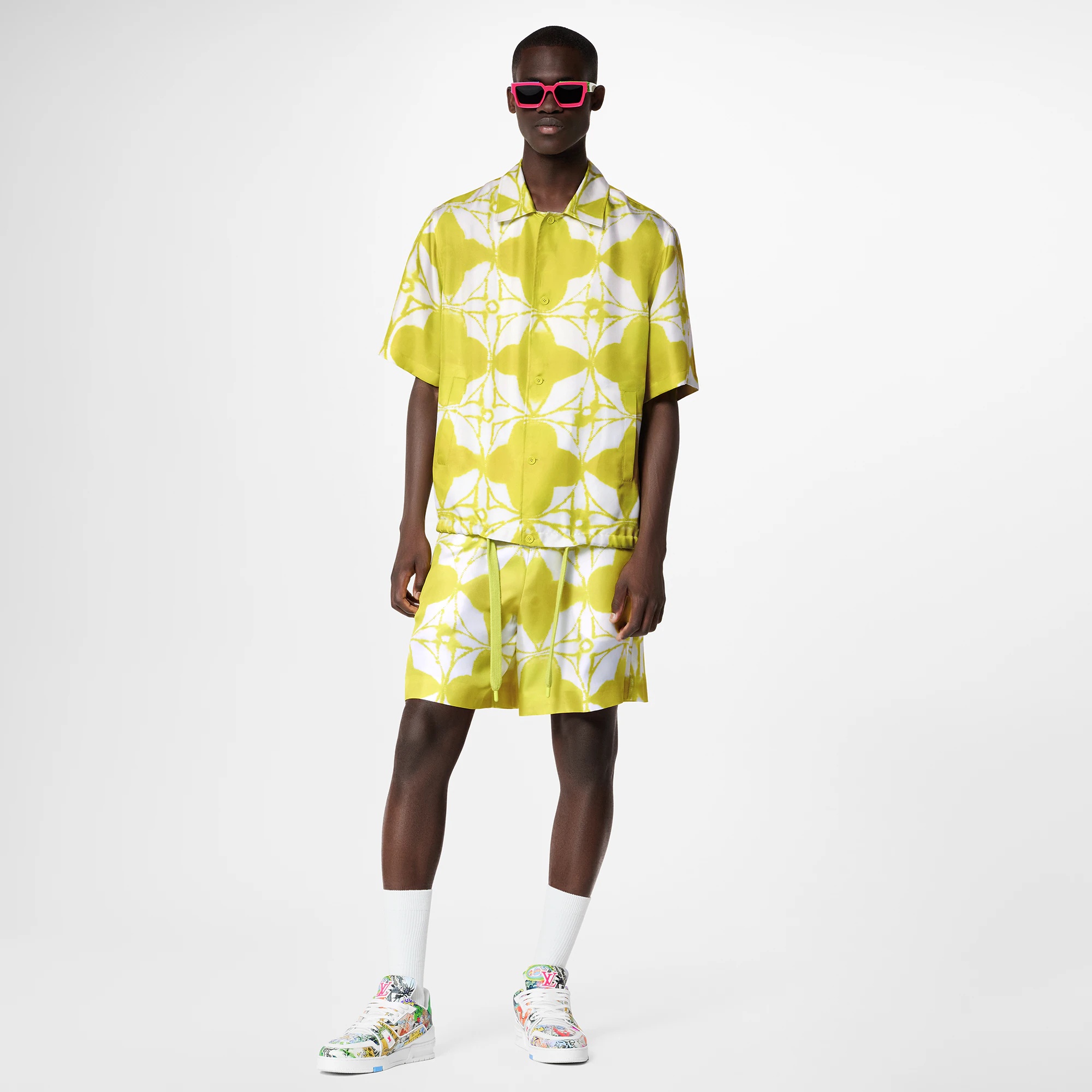 Monogram Shibori Short-Sleeved Shirt - 4
