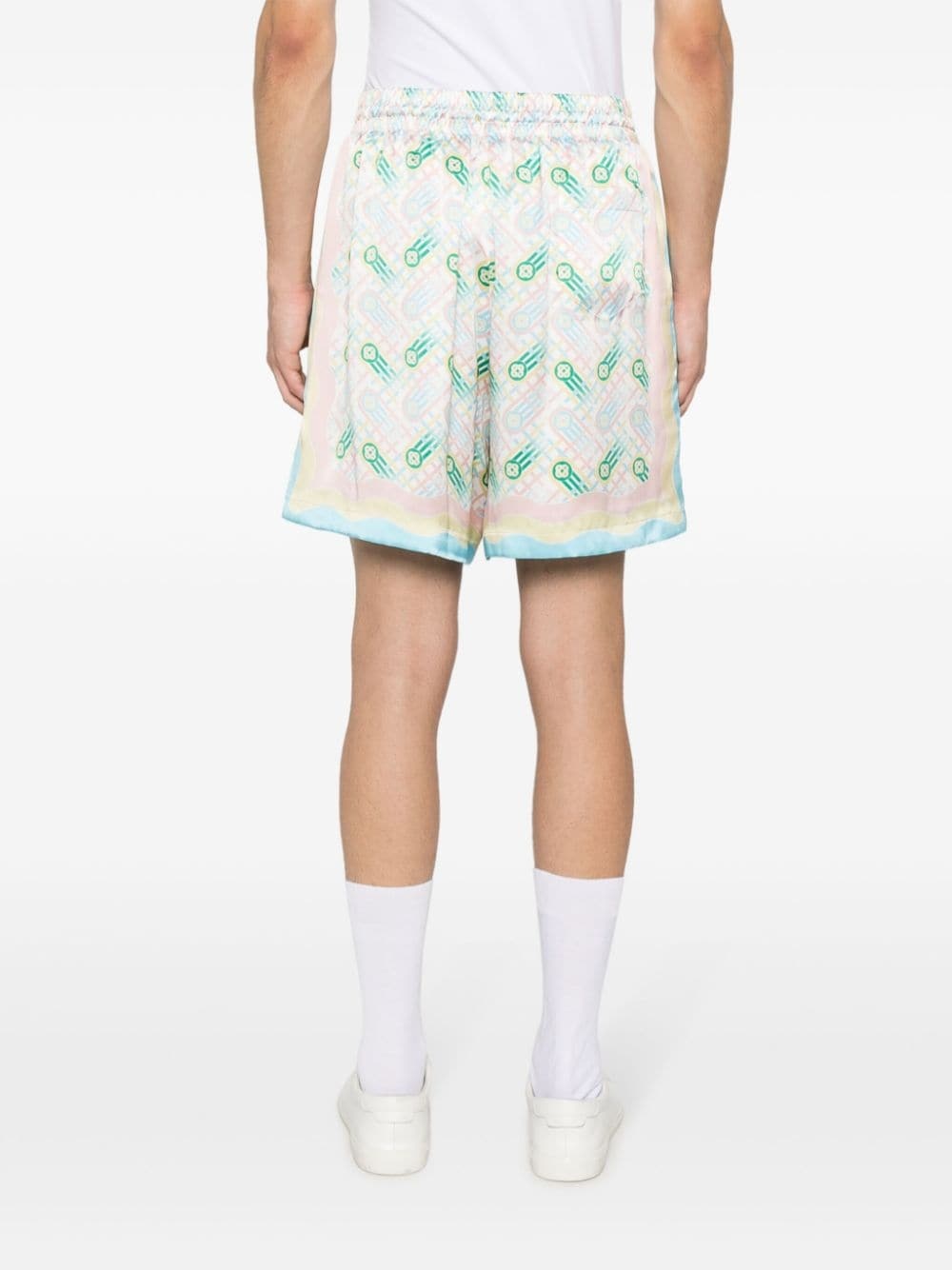 Ping Pong silk shorts - 4